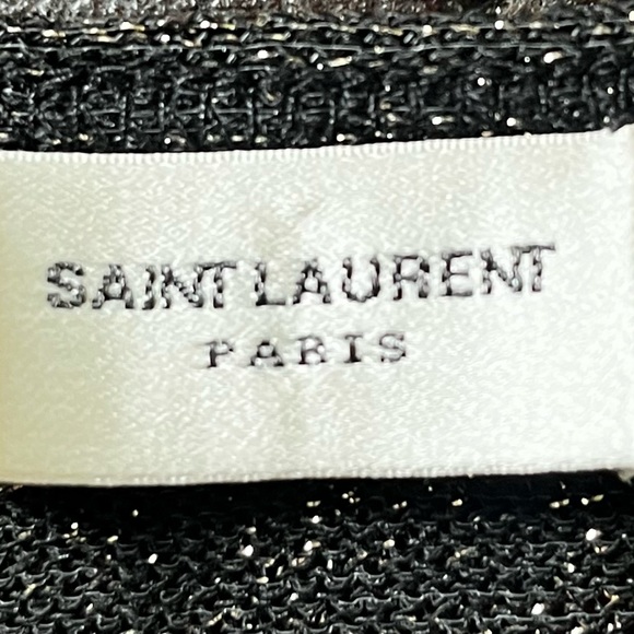Saint Laurent Gold Filament  Semi Sheer Tank Top - Picture 5 of 5